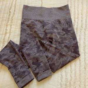 Gymshark Seamless Camo leggings size s